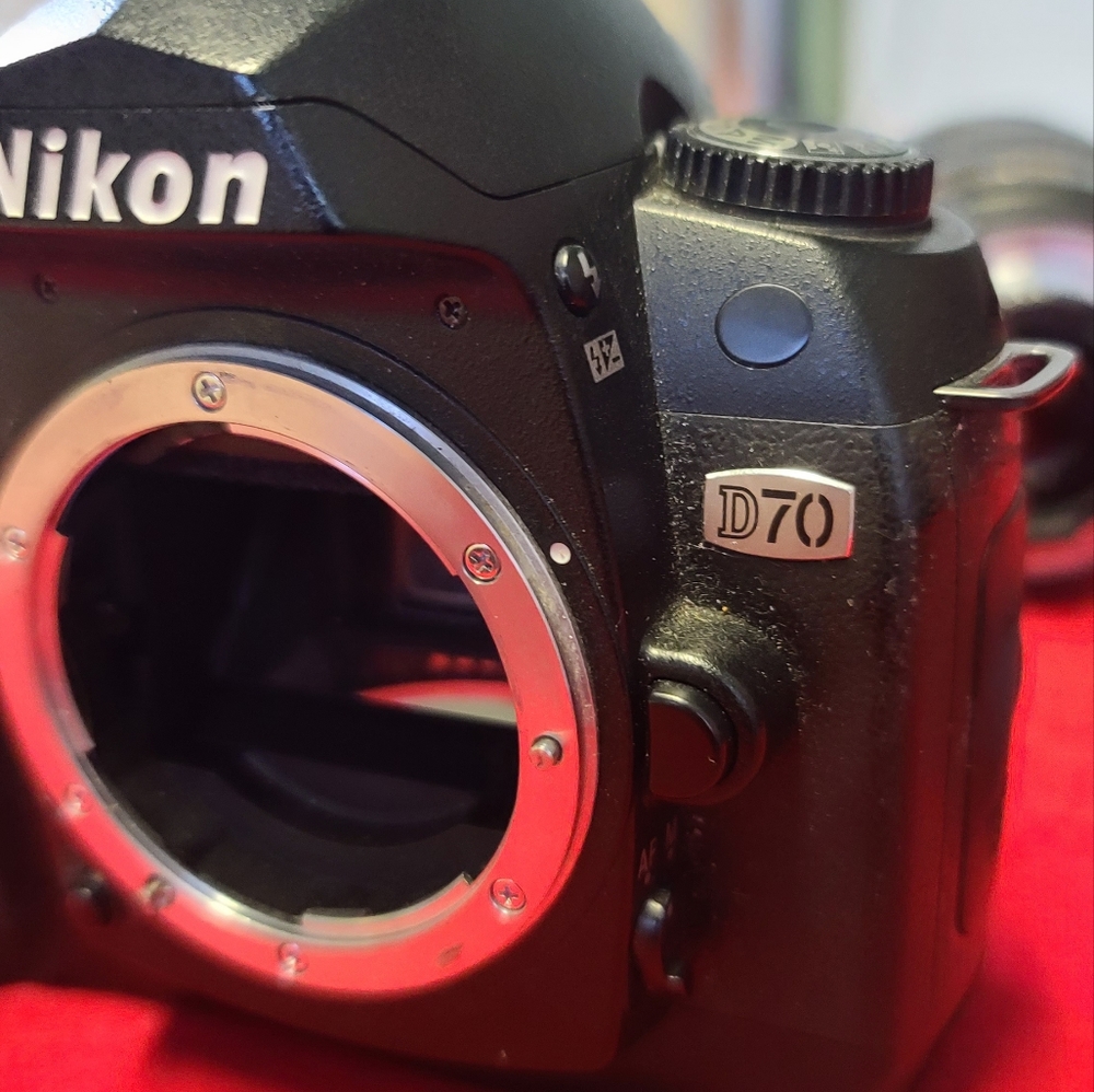 Nikon d70 with 2 lens
